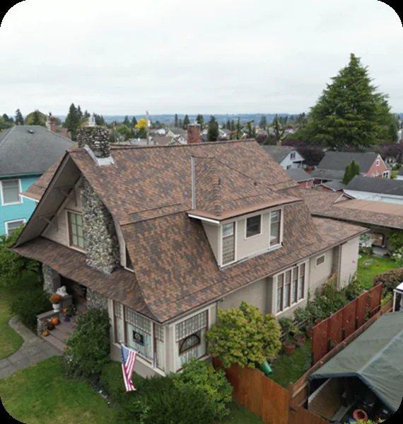 Roofing work in the Bothell, Washington area