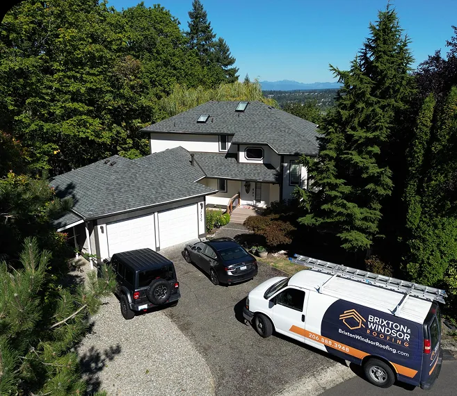 Roofing work in the Kent, Washington area